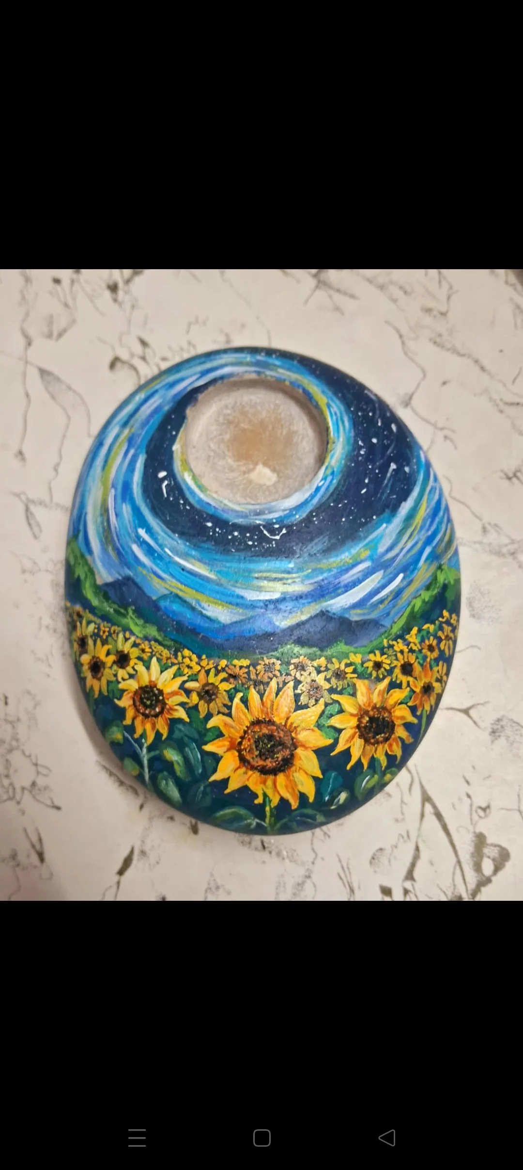 Handcrafted pebble art, banner 10